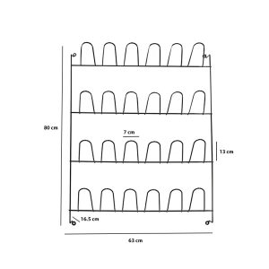1 1274 004 ZAPATERO PARED NEGRO