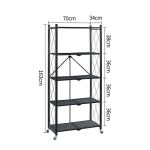 Organizador Tipo Estantería Plegable con Ruedas - Imagen 2