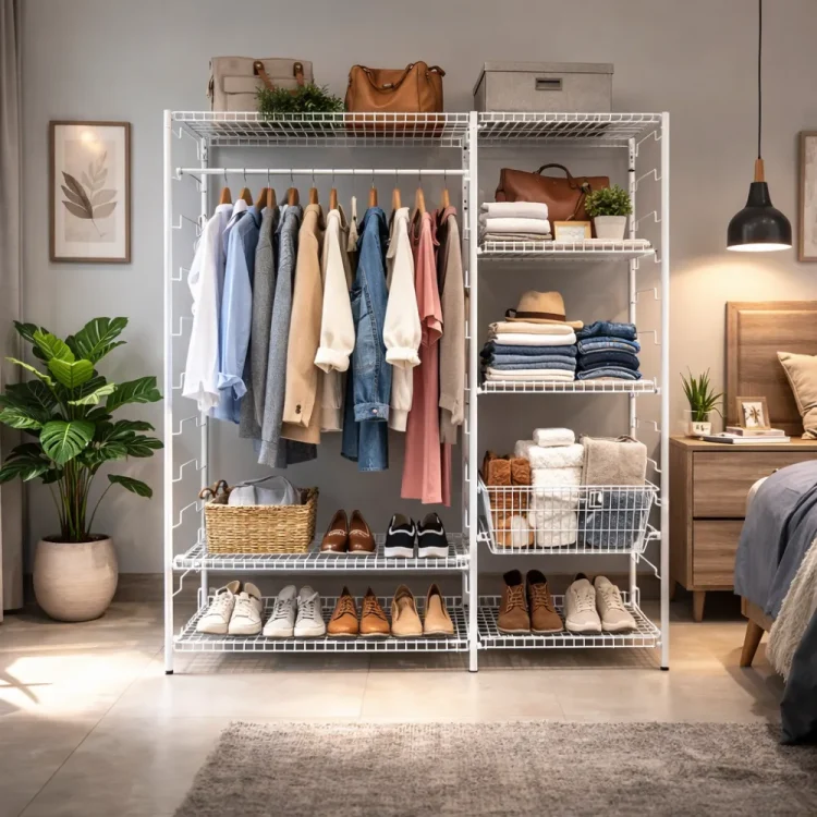 Closet metálico blanco